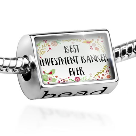 Bead Happy Floral Border Investment Banker Charm Fits All European