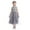 Gray, variant on Alvivi Kids Sequined Lace Mesh Flower Girls Dress Princess Pageant Wedding Bridesmaid Birthday Party Dress Grown Lavender 2