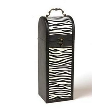 Zebra Wine Bottle - Zebra Wine Bottle Case by Manual Woodworkers - ILSFZW