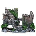 thumbnail image 5 of Fish Tank Castle, Ancient Castle Design Resin Aquarium Decoration Cave Fish Hide House Shelter Aquarium Landscaping Decorations Artificial Ornaments for Aquarium Reptile, 5 of 6