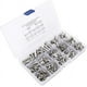 thumbnail image 2 of Tornillos de cabeza hueca hexagonal avellanada M4 / M5 / M6 de acero inoxidable 260 piezas brillar  Electrónica, 2 of 5