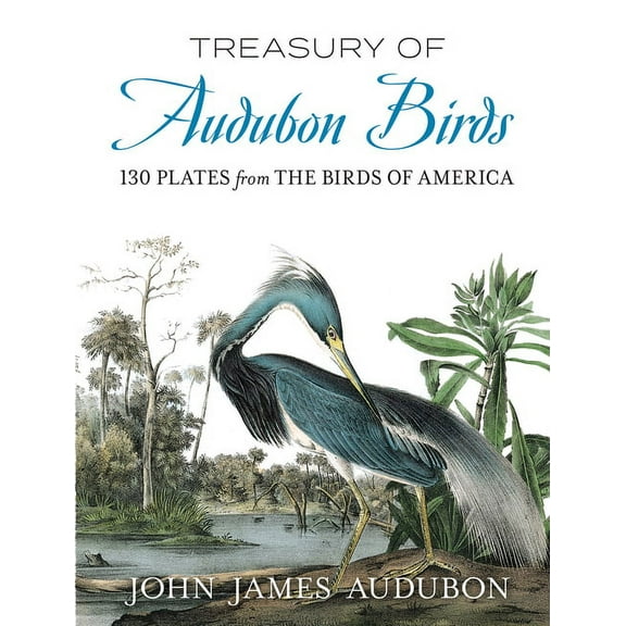 Treasury of Audubon Birds: 130 Plates from the Birds of America, (Paperback)