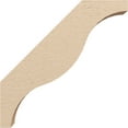 thumbnail image 3 of Ekena Millwork 3"W x 16"D x 16"H Funston Rough Cedar Woodgrain TimberThane Knee Brace, Primed, 3 of 6