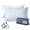 White(Cooling & Adjustable）, variant on EGOHOME 2-Pack Adjustable Cooling Bed Pillows, Shredded Memory Foam Pillows Set of 2, Standard Queen, Dual Sides