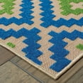 thumbnail image 2 of Style Haven  Cara Mixed Pile Geometric Diamond Indoor-Outdoor Area Rug 6'7" x 9'6" 6' x 9' Outdoor, Indoor Kitchen, Living Room, Patio Rectangle, 2 of 4
