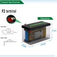 thumbnail image 4 of 12V 7Ah Battery, HWE 12V Lithium Battery, Deep Cycle 12V LiFePO4 Battery Built-in BMS with F2 Terminal Offer 4000 Cycles Life, for Small UPS, Solar Power, Fish Finder, and Speaker, 4 of 10