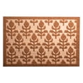 thumbnail image 1 of Tapis de Porte en Fibre de Coco Gaufrée Fleur de Lis, 1 of 3