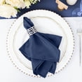 thumbnail image 5 of BalsaCircle 100 Pieces 17" Navy Blue Polyester Luncheon Napkins Wedding, 5 of 8