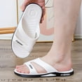 thumbnail image 2 of Super soft high-end slippers for men thick-soled outdoor deodorant summer bathroom non-slip home slippers, 2 of 6