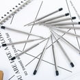 thumbnail image 5 of Black Ink Refill Pack of 5, Replaceable Ballpoint Pen Refills, Medium Point Metal Refill, 5 of 6