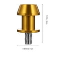 thumbnail image 2 of ADDHAT 4Ud Accesorios Dorados Para Motocicleta Espaciadores Con Precisión Y Resistencia Para Uso En Exteriores, 2 of 8