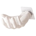 thumbnail image 2 of para Toallas de Ropa Montados en La Pared, Estante de Almacenamiento de Resina, Práctico Clip, Diseño de Mano, Colgador de Llaves para Baño, 3 piezas, 2 of 8