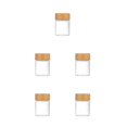 thumbnail image 1 of mmirethe Glass Spice Jars Various Size To Choose For Sealing And Moisture-proof Storage Spice Organizer 47*60 60ml 5Set, 1 of 6