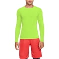 thumbnail image 2 of LIJCC Youth Boys Compression Shirt Kids Long Sleeve Sports Undershirt Girls Quick Dry Athletic Base Layer(Green,7-8 Years), 2 of 9
