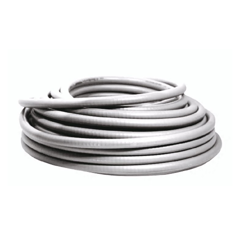 Maxxima 1 in. x 25 ft. Galvanized Steel Flexible Conduit, Greenfield  Electrical 25 Foot Roll 