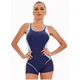 thumbnail image 1 of Traje De Baño Enterizo Deportivo Para Mujer, 1 of 6