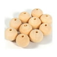 thumbnail image 2 of Anauto 50pcs 20mm Round Wood Spacer Bead Natural Unpainted Unfinishe Wooden Beads Ball for Your Art Craft Projects, 2 of 8