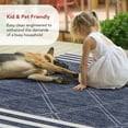 thumbnail image 5 of nuLOOM Roberge Coastal Indoor/Outdoor Area Rug, 2' 6" x 6', Runner, Roberge Navy, 5 of 9