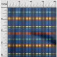 thumbnail image 1 of oneOone Cotton Cambric Fabric Madras Check Printed Fabric 1 Yard 56 Inch Wide, 1 of 4