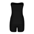 thumbnail image 5 of HBGVBA Women's Plus Size Summer Matching Set,2 Piece Casual Outfits,Solid Color Tube Top Shorts Casual Summer Outfit Loungewear Set, 5 of 5
