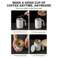 thumbnail image 6 of LmnLft Self Stirring Coffee Mug, 2025 Upgrade Automatic Magnetic Self Stirring Mug, Electric Coffee Mug Reusable Rechargeable, Rotatable Metal Coffee Cup with Mixer Built in for Office Home, 6 of 9