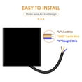 thumbnail image 2 of amdohai Practical Outdoor Wall Sconce Aluminum IP65 Waterproof Adjustable Light Angle, 2 of 8