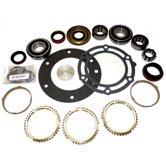 NV3550 Transmission Bearing/Seal Kit w/Synchro Rings 00-01 Jeep Cherokee/Jeep  Wrangler 5-Speed Manual Trans  Inch Input/Output Bearings USA Standard  Gear 