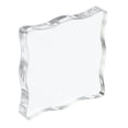 thumbnail image 1 of Unique Bargains 2' x 2' Acrylic Stamp Block Clear Stamping Block Decorative Mounting Blocks Head Shape, 1 of 6