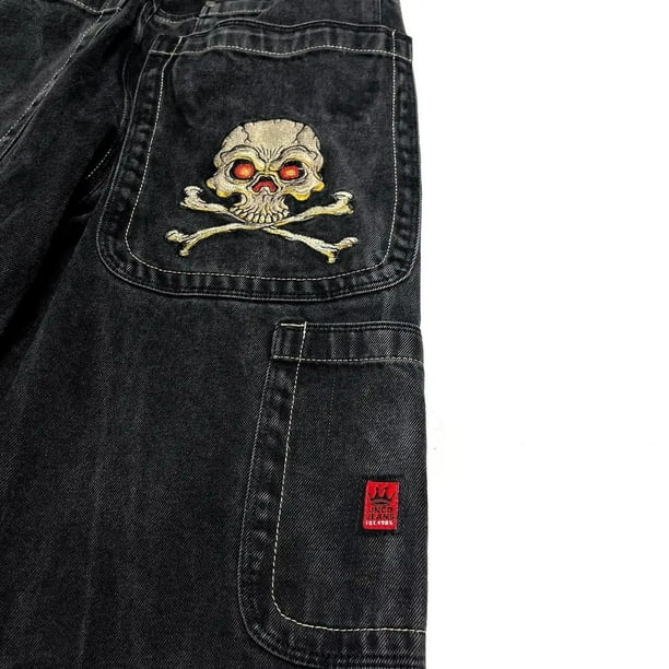 JNCO Jeans New Harajuku Hip Hop Retro Skull Graphic