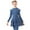 Blue, variant on Liyamei Kids Girls' Rash Guard Sets Swimwear Muslim Long Sleeves Shorts Pants Beachwear Hoodie Hat 2 PCS for Size 3-4 Years
