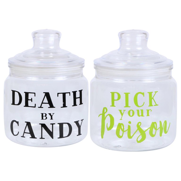 Ditty Jar Decoden Container Kawaii Desk Supplies Change Jar Pin Jar, Cute  Stash Container With Spooky Labels 