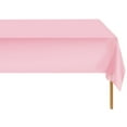 thumbnail image 2 of Pink 6 Pack Standard Disposable Plastic Party Tablecloth 54 Inch. x 108 Inch. Rectangle Table Cover By Zimpleware, 2 of 6