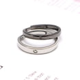 thumbnail image 3 of Jinsinto 2 Pcs Sun Moon Lover Couple Rings Matching Knuckle Ring Adjustable Ring, 3 of 5