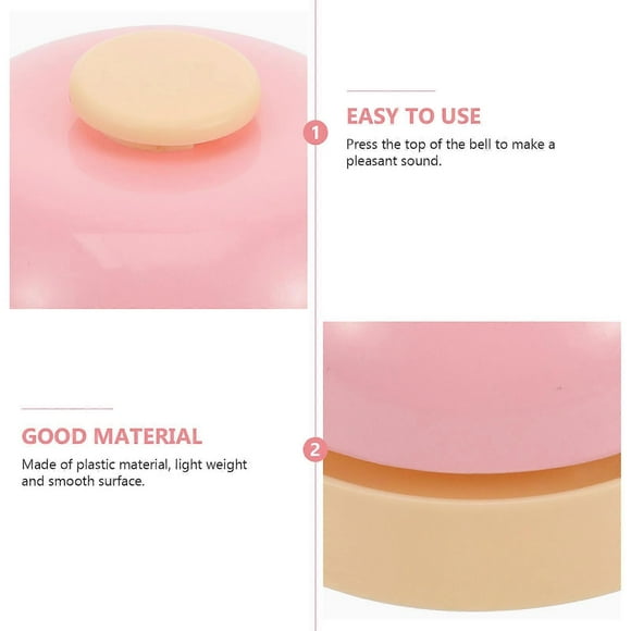 Dog Door Bell Pet Training Bell for Potty Training Pink Plastic