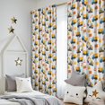 thumbnail image 5 of Blackout Kids Curtains,Cartoon Construction Vehicles Hard Hats Childrens Insulated Curtains Set Of 2,Bedroom Essentials,Toddler Room Decor 52"x84", 5 of 5