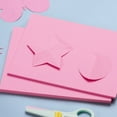 thumbnail image 7 of 100Pcs Pink A4 Paper100Pcs/Set Copy Paper Festive No Odor Diy Side Use Art Paper for (Light ), 7 of 7