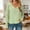 *Green, variant on Women's Fashion Multi Color Long Sleeve Mesh Knit Base Layer Top,Cropped Loose T Shirts Green,Womens Plus XXL