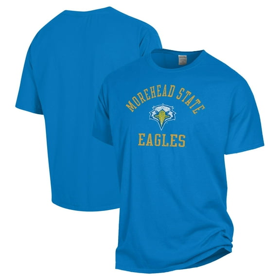 Men's ComfortWash Blue Morehead State Eagles Garment Washed T-Shirt