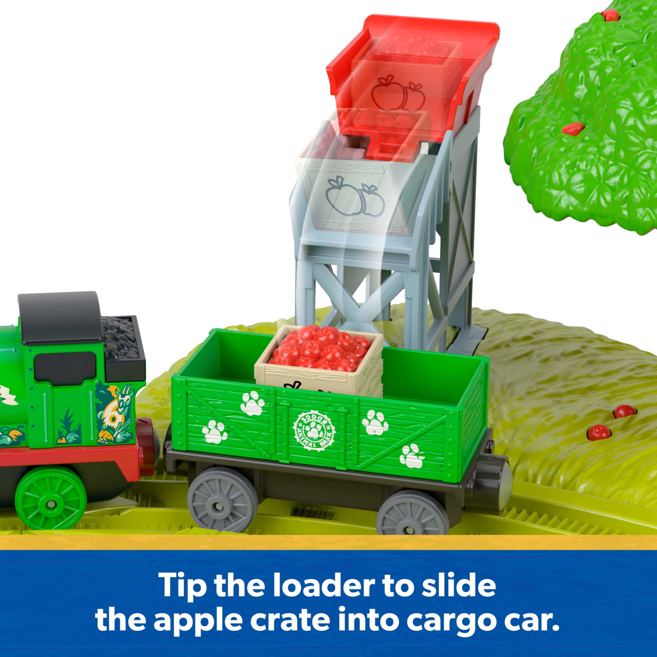 Thomas & Friends Percy’s Hippo Adventure Train Set from Fisher-Price, With Engine, Car & Crates