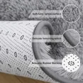thumbnail image 3 of Lochas Fluffy Shag Area Rugs Furry Soft Rugs for Living Room Bedroom Indoor Decor Nursery Carpet, 4'X6',Gray, 3 of 7