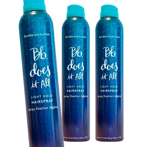 Bumble and Bumble Does It All Light Hold Hair Spray for Unisex 10 oz - Pack of 3