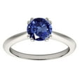 thumbnail image 2 of Mauli Jewels Engagement Rings for Women 0.90 Carat Sapphire Engagement Ring 4 prong 10k White Gold, 2 of 8