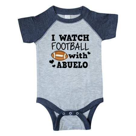 

Inktastic I Watch Football with My Abuelo Gift Baby Boy or Baby Girl Bodysuit