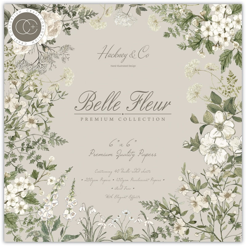 Belle Fleur 6x6 Paper Pad - Craft Consortium