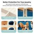 thumbnail image 3 of Corgi Jewelry Display and Organizer: Portable Square Travel Case for Rings, Earrings, Necklaces, Bracelets - Suitable for Girls and Women, 3 of 6