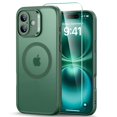 thumbnail image 1 of Funda de teléfono ESR para iPhone 16 Plus, color verde mate translúcido, 1 of 8
