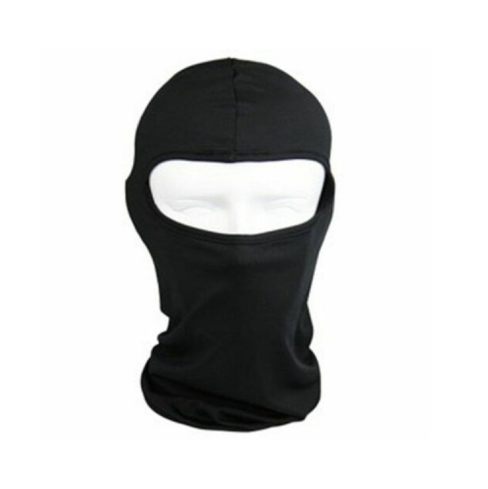 Black Ultra Thin Lycra Ski Bicycle Face Mask outdoor sports Football Cap Hat 