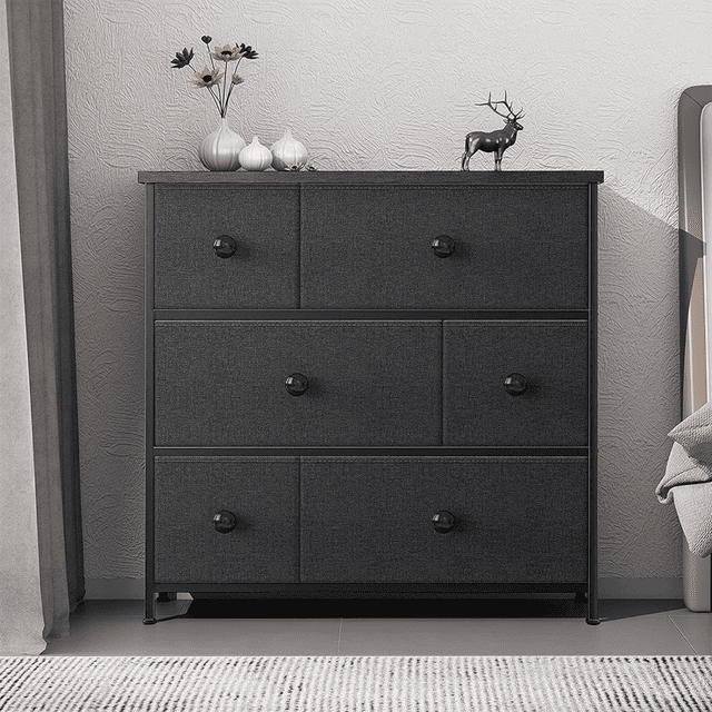 Mueble Cajonera para Recamara 6 Cajones De Tela