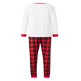 thumbnail image 4 of Pyjama de Noël pour la Famille Pjs de Noël Correspondant Ensembles à Carreaux Rouges Christma Pyjama Famille de Vacances de Noël Ensemble de Vêtements de Nuit, 4 of 10