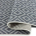thumbnail image 6 of Home Dynamix Tripoli Lydia Modern Diamond Indoor/Outdoor Area Rug, Denim/Cream, 3'7"x5'2", 6 of 7